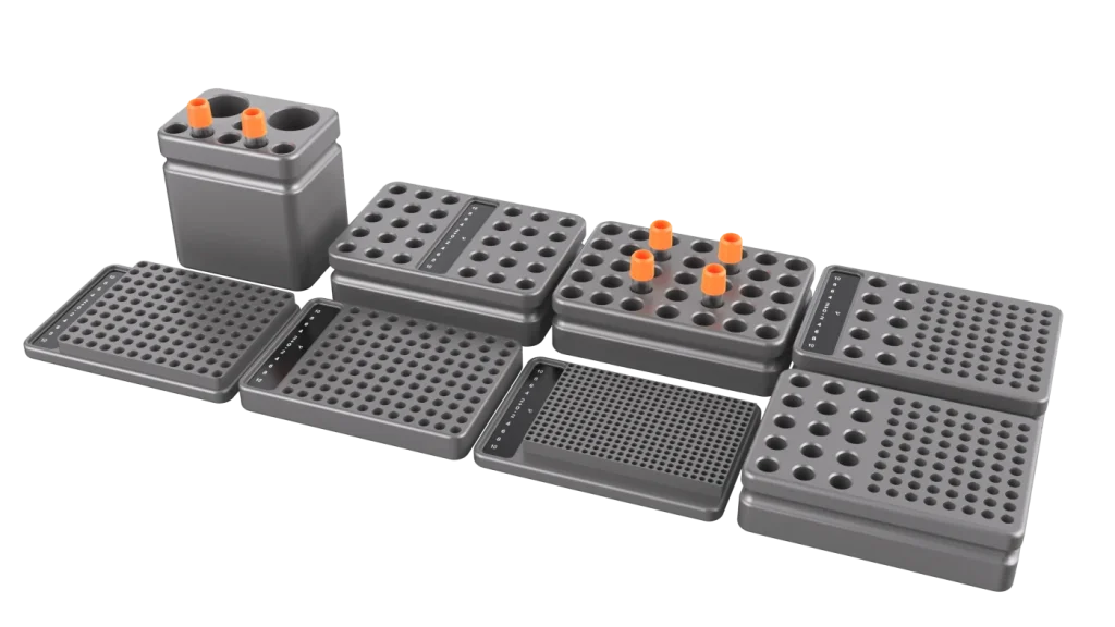 BlockHome tube modules for ice-free cooling
