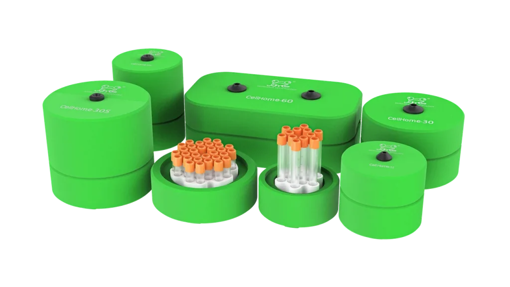 CellHome alcohol-free controlled-rate freezing containers, five sizes