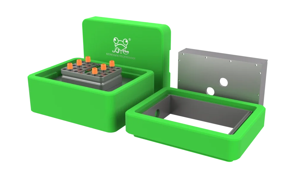 HolderHome ice-free cold box for tube holding