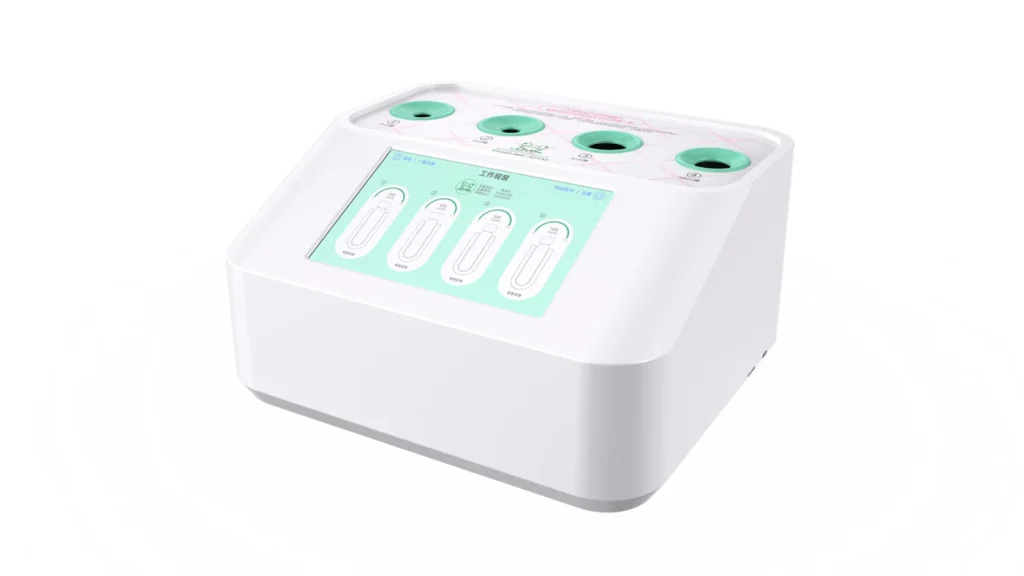 ThawLINE tube cell thawing system, four dry thawing channels