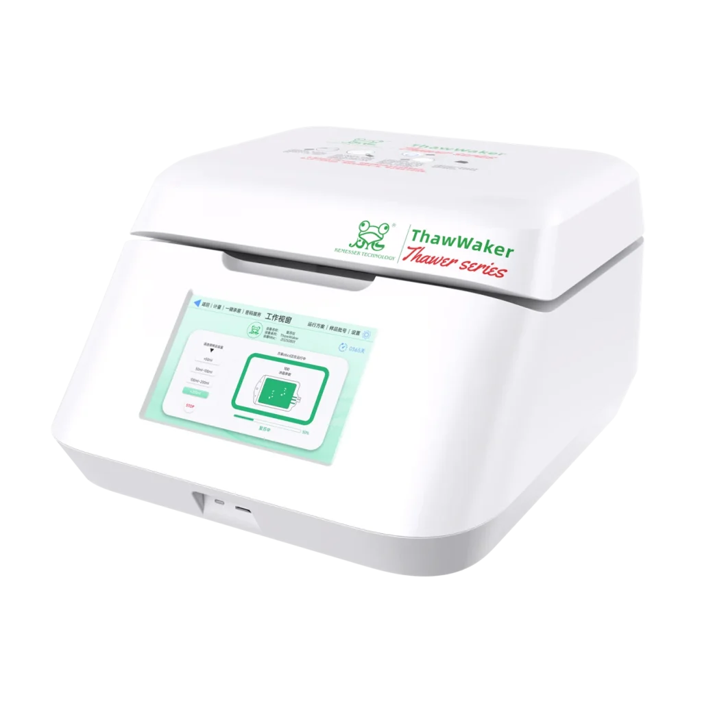 ThawWaker bag cell thawing system with four slots